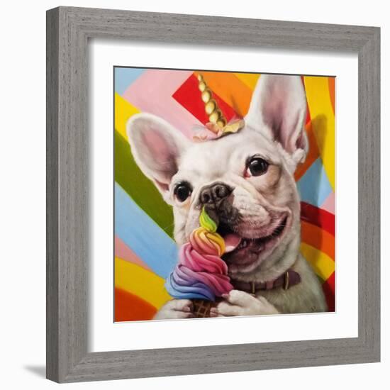 Rainbow Party-Lucia Heffernan-Framed Art Print