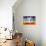 Rainbow Peace Flag-daboost-Art Print displayed on a wall