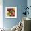 Rainbow Peppers-Stacy Bass-Framed Giclee Print displayed on a wall