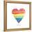 Rainbow Pride II Love-Sarah Adams-Framed Stretched Canvas