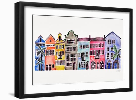 Rainbow, Rainbow Row-Cat Coquillette-Framed Art Print