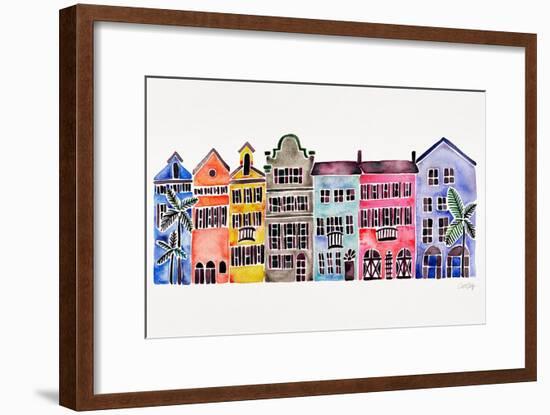 Rainbow, Rainbow Row-Cat Coquillette-Framed Art Print