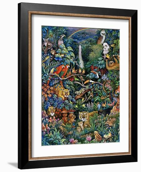 Rainbow Rainforest-Bill Bell-Framed Giclee Print