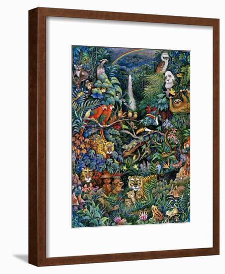 Rainbow Rainforest-Bill Bell-Framed Giclee Print