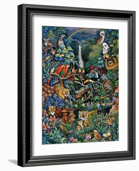 Rainbow Rainforest-Bill Bell-Framed Giclee Print