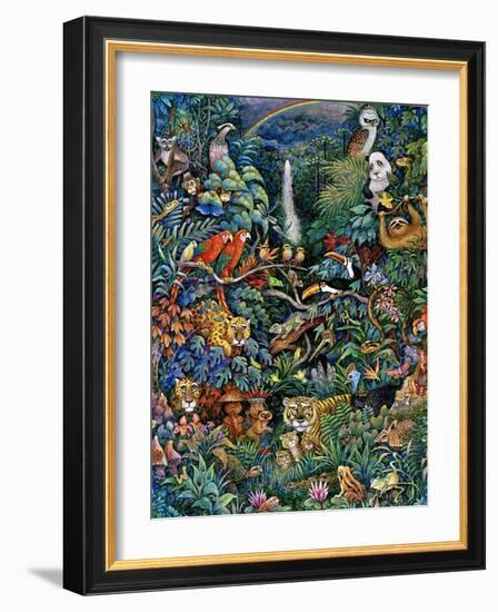 Rainbow Rainforest-Bill Bell-Framed Giclee Print