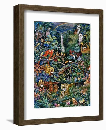 Rainbow Rainforest-Bill Bell-Framed Giclee Print