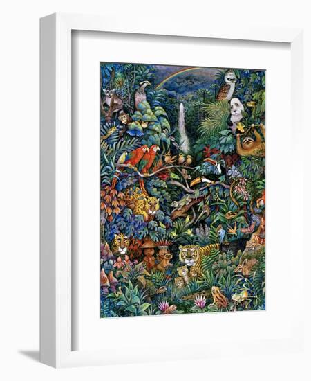 Rainbow Rainforest-Bill Bell-Framed Giclee Print