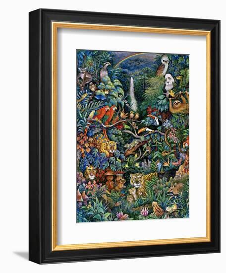 Rainbow Rainforest-Bill Bell-Framed Giclee Print