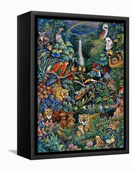 Rainbow Rainforest-Bill Bell-Framed Premier Image Canvas