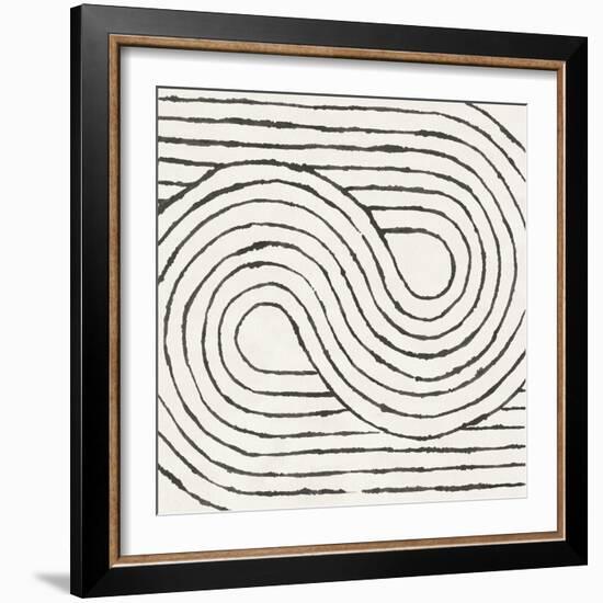 Rainbow Road I BW-Moira Hershey-Framed Art Print