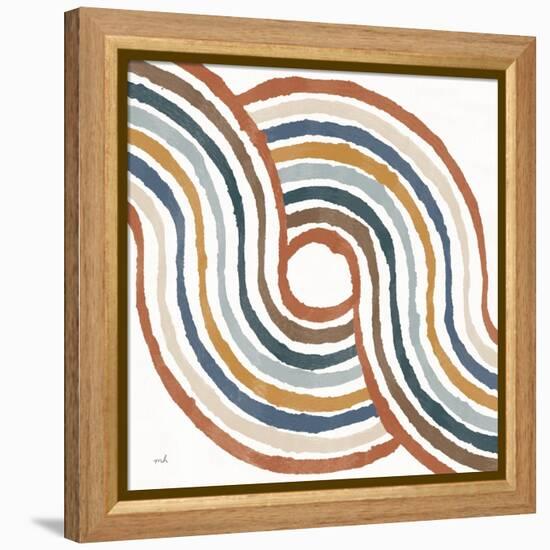 Rainbow Road II Thick Lines-Moira Hershey-Framed Stretched Canvas