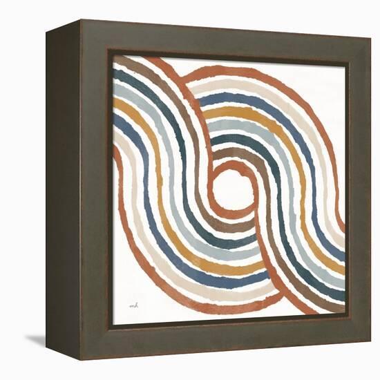 Rainbow Road II Thick Lines-Moira Hershey-Framed Stretched Canvas