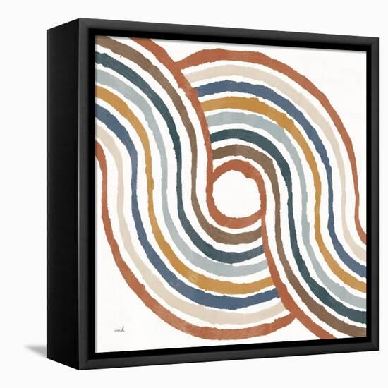 Rainbow Road II Thick Lines-Moira Hershey-Framed Stretched Canvas