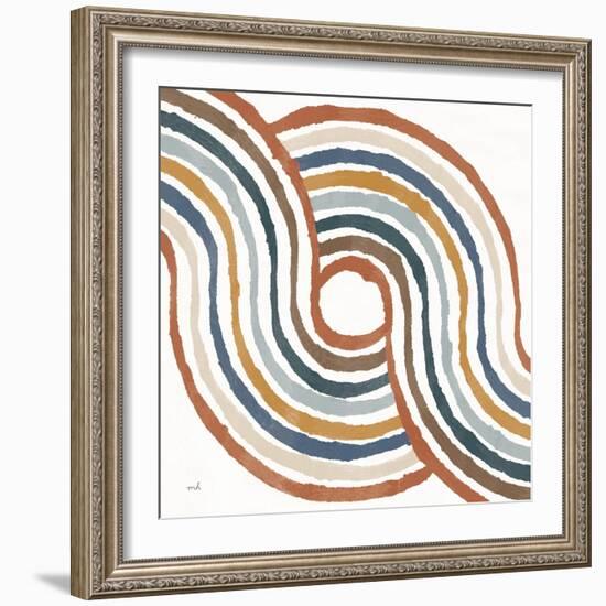 Rainbow Road II Thick Lines-Moira Hershey-Framed Art Print