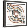 Rainbow Road II Thick Lines-Moira Hershey-Framed Art Print