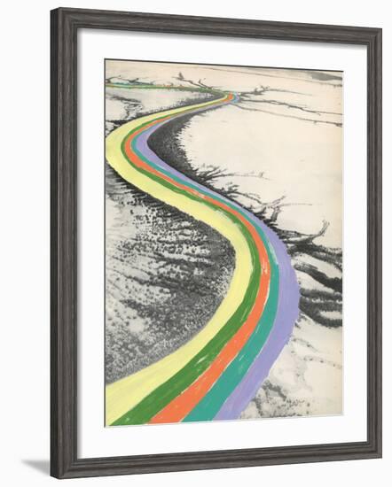 Rainbow Road-Danielle Kroll-Framed Giclee Print