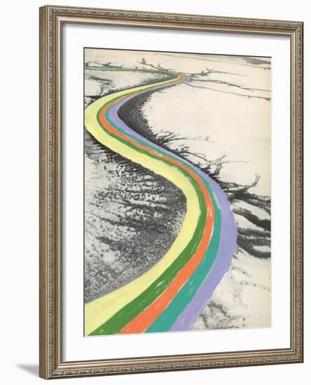 Rainbow Road-Danielle Kroll-Framed Giclee Print