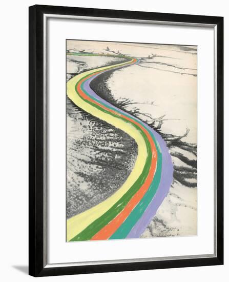 Rainbow Road-Danielle Kroll-Framed Giclee Print