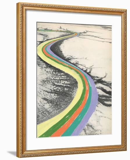 Rainbow Road-Danielle Kroll-Framed Giclee Print