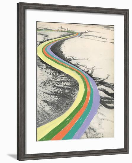 Rainbow Road-Danielle Kroll-Framed Giclee Print