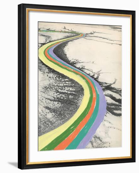 Rainbow Road-Danielle Kroll-Framed Giclee Print