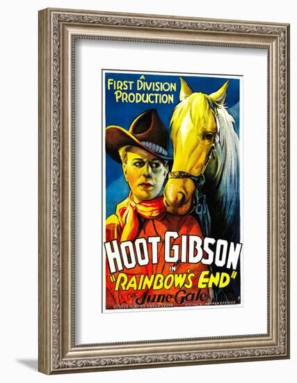 Rainbow's End, Hoot Gibson, 1935-null-Framed Photo