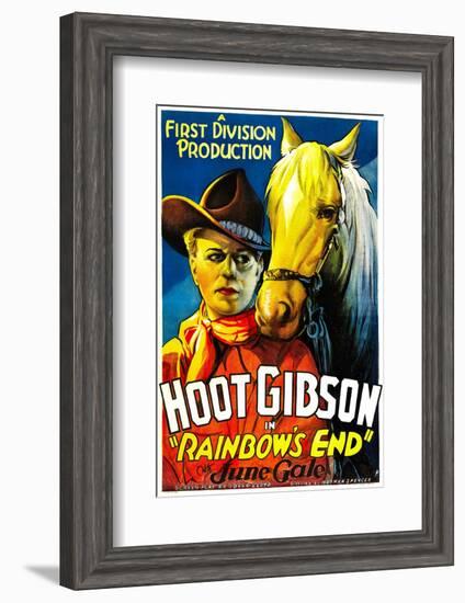 Rainbow's End, Hoot Gibson, 1935-null-Framed Photo