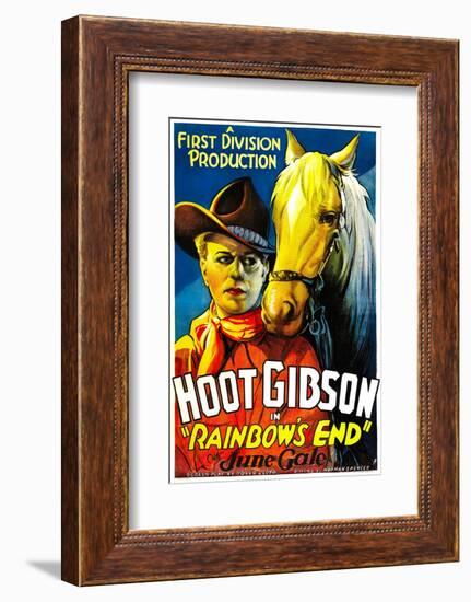 Rainbow's End, Hoot Gibson, 1935-null-Framed Photo