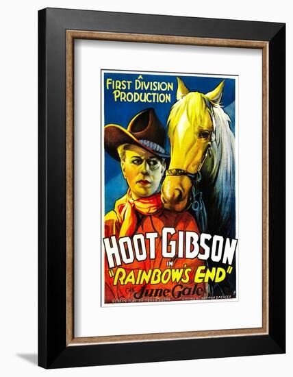 Rainbow's End, Hoot Gibson, 1935-null-Framed Photo