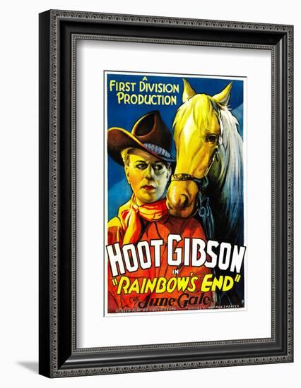 Rainbow's End, Hoot Gibson, 1935-null-Framed Photo