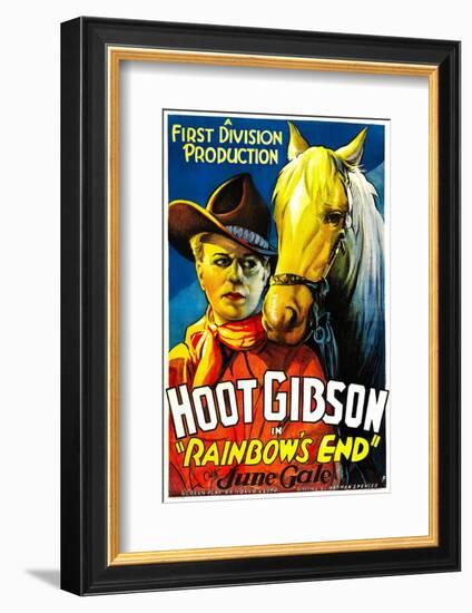 Rainbow's End, Hoot Gibson, 1935--Framed Photo