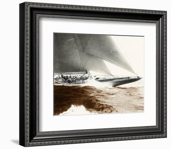 Rainbow's Finish-Edwin Levick-Framed Art Print