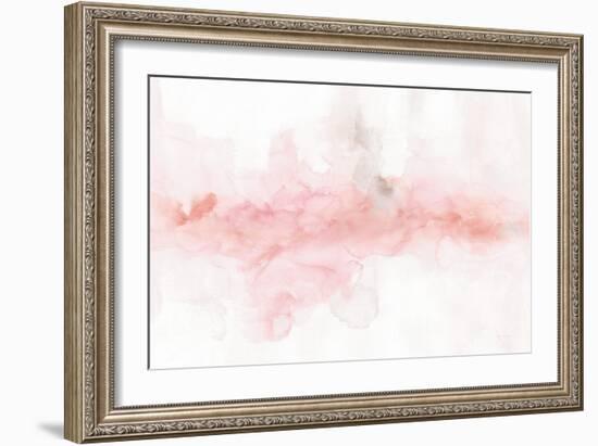 Rainbow Seeds Abstract Blush Gray Crop-Lisa Audit-Framed Art Print