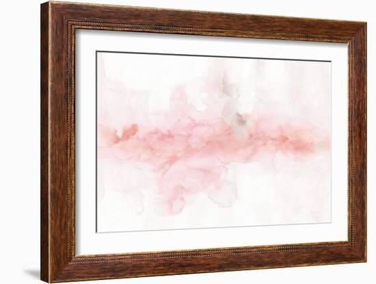 Rainbow Seeds Abstract Blush Gray Crop-Lisa Audit-Framed Art Print