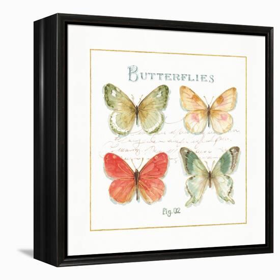 Rainbow Seeds Butterflies III-Lisa Audit-Framed Stretched Canvas