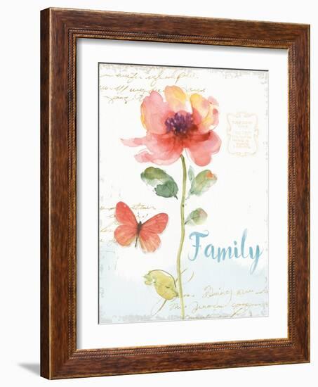 Rainbow Seeds Floral IX Family-Lisa Audit-Framed Art Print