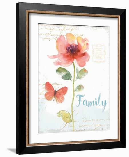 Rainbow Seeds Floral IX Family-Lisa Audit-Framed Art Print