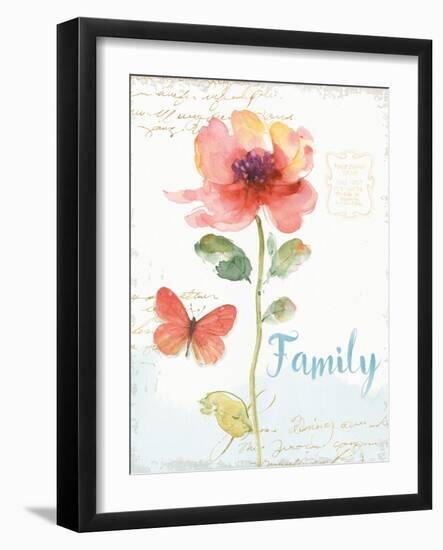 Rainbow Seeds Floral IX Family-Lisa Audit-Framed Art Print