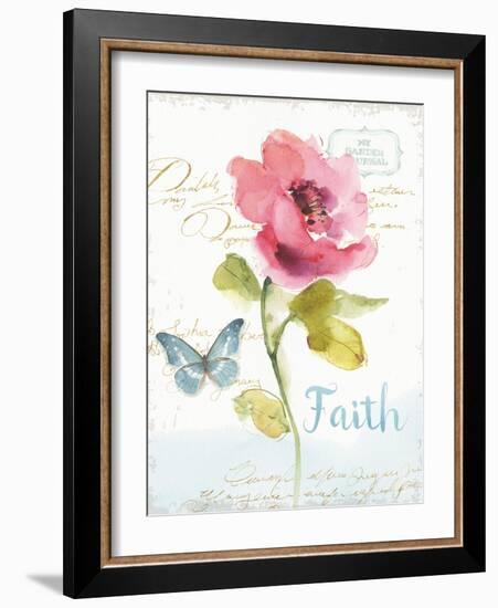 Rainbow Seeds Floral VI Faith-Lisa Audit-Framed Art Print