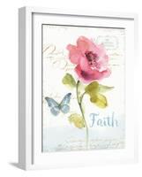 Rainbow Seeds Floral VI Faith-Lisa Audit-Framed Art Print