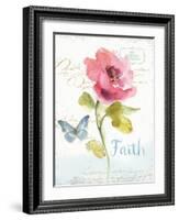 Rainbow Seeds Floral VI Faith-Lisa Audit-Framed Art Print