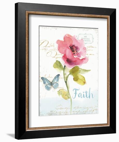 Rainbow Seeds Floral VI Faith-Lisa Audit-Framed Art Print