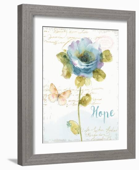 Rainbow Seeds Floral VII Hope-Lisa Audit-Framed Art Print