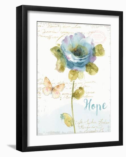 Rainbow Seeds Floral VII Hope-Lisa Audit-Framed Art Print