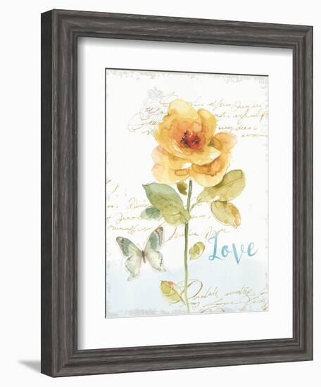 Rainbow Seeds Floral VIII Love-Lisa Audit-Framed Art Print