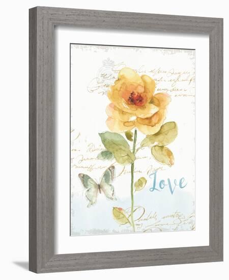 Rainbow Seeds Floral VIII Love-Lisa Audit-Framed Art Print