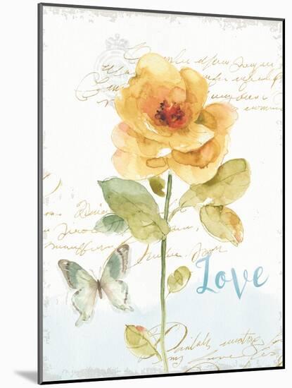 Rainbow Seeds Floral VIII Love-Lisa Audit-Mounted Art Print