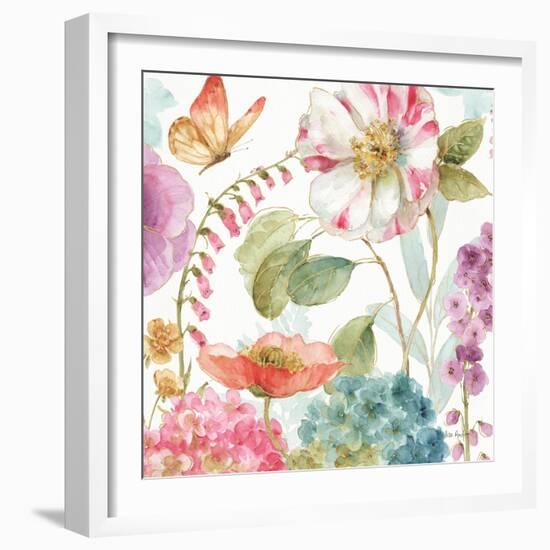 Rainbow Seeds Flowers II-Lisa Audit-Framed Art Print