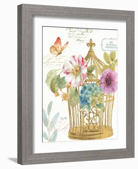 Rainbow Seeds Romantic Birdcage I-Lisa Audit-Framed Art Print